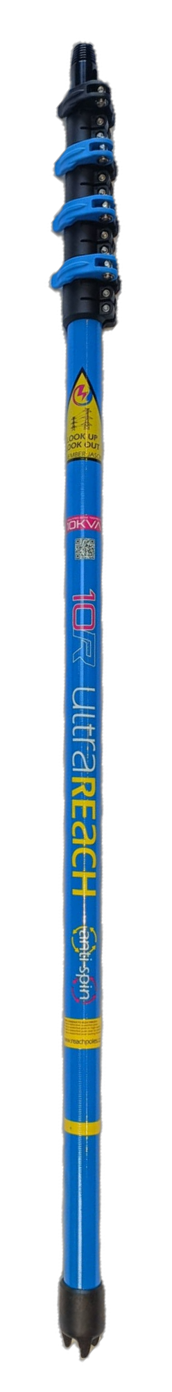 UltraReach anti-spin 4-section 10ft window cleaning pole