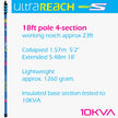 UltraReach 18S Non-Anti-Spin 4-Section 18ft Window Cleaning Pole