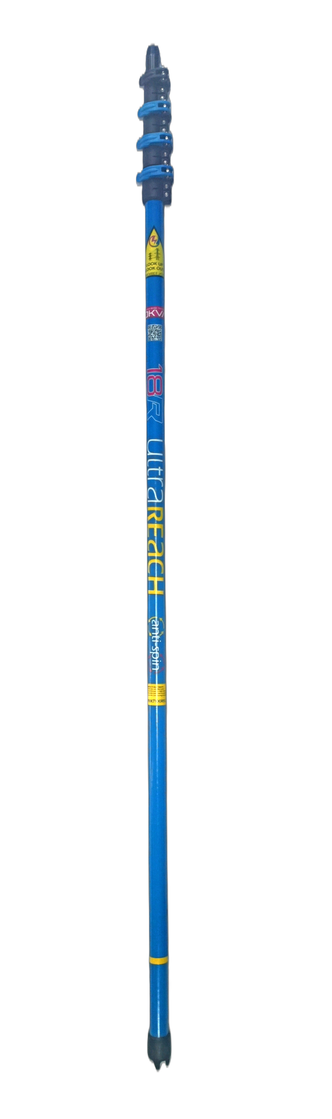 UltraReach anti-spin 4-section 18ft window cleaning pole
