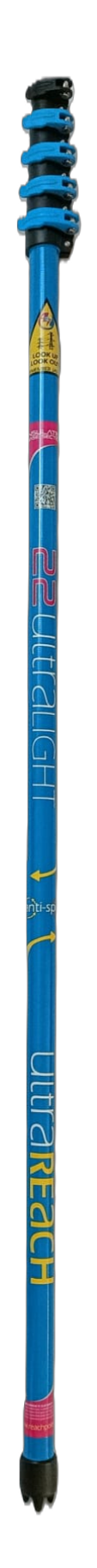 UltraLight 22 HiMod anti-spin 5-section 22ft window cleaning pole