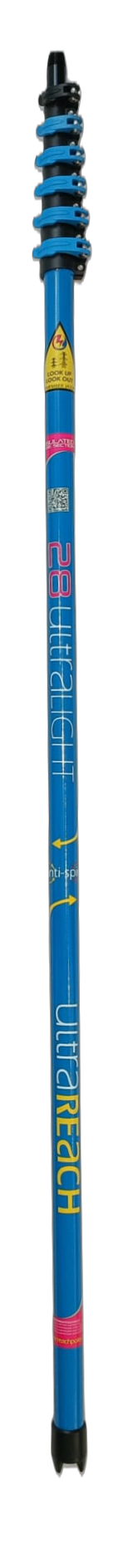 UltraLight 28 HiMod anti-spin 5-section 22ft window cleaning pole
