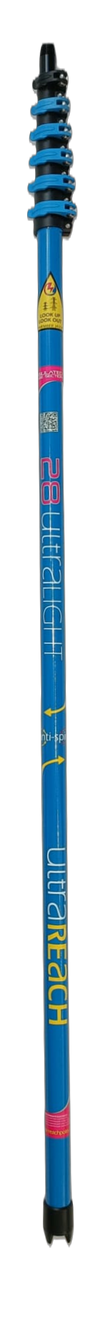 UltraLight 28 HiMod anti-spin 5-section 22ft window cleaning pole