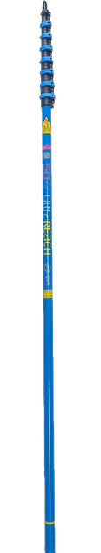 UltraReach anti-spin 8-section 50ft window cleaning pole